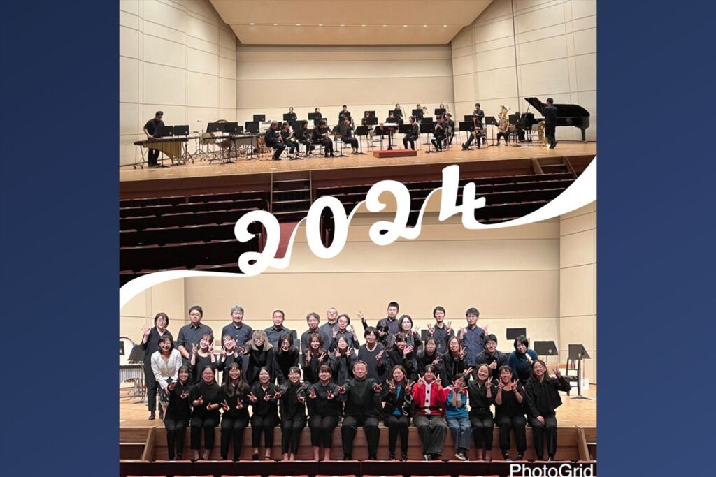 かすかべムジカ・ピアチェーレの演奏会の様子
