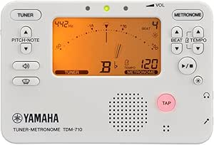 442Hzを表示したヤマハのチューナーメトロノーム TDM-710