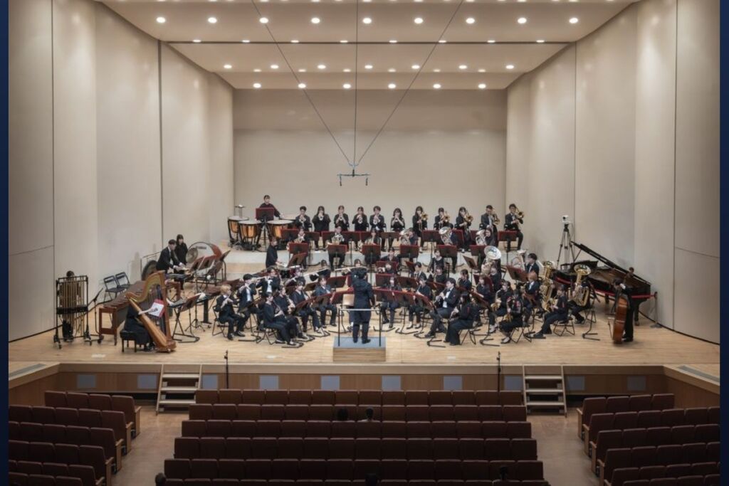 Connect Symphonic Bandの演奏会の様子