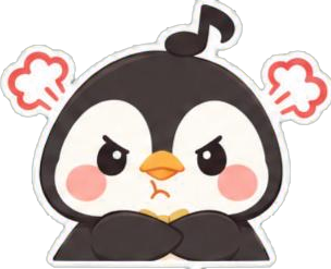 スイちゃんのぷんぷんの表情