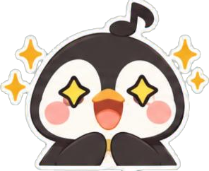 スイちゃんのわくわくの表情